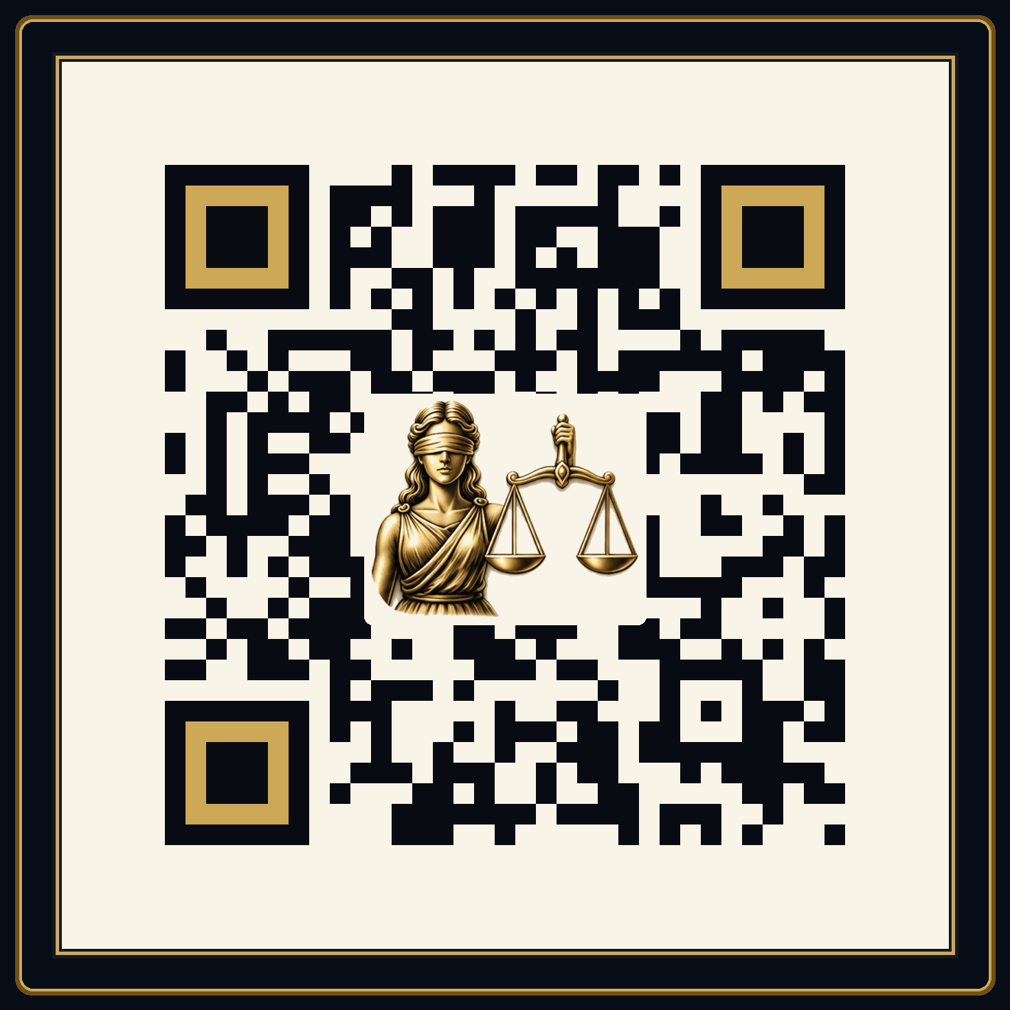 Kod QR do wizytówki michalpoplawski.pl — Temida